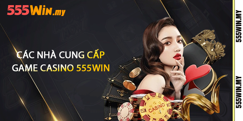 Các nhà cung cấp game casino 555win